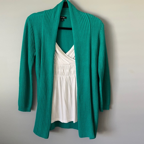Apt. 9 Sweaters - APT9 green white blazer size S